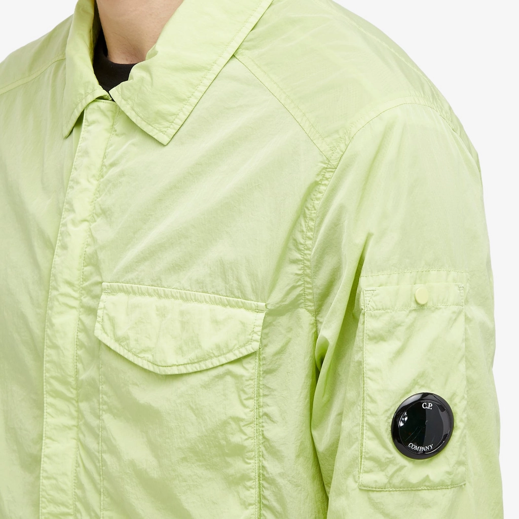 CP Company Men's Chrome-R Pocket Overshirt White Pear